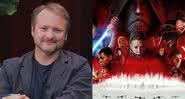 Rian Johnson em entrevista para a Entertainment Tonight e cartaz de Os Últimos Jedi - Entertainment Tonight/Divulgação/Disney