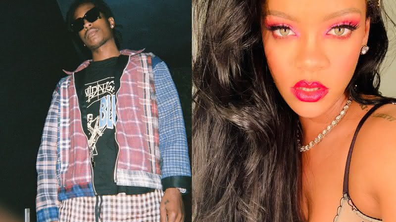 Rihanna e A$AP Rocky - Reprodução/Instagram