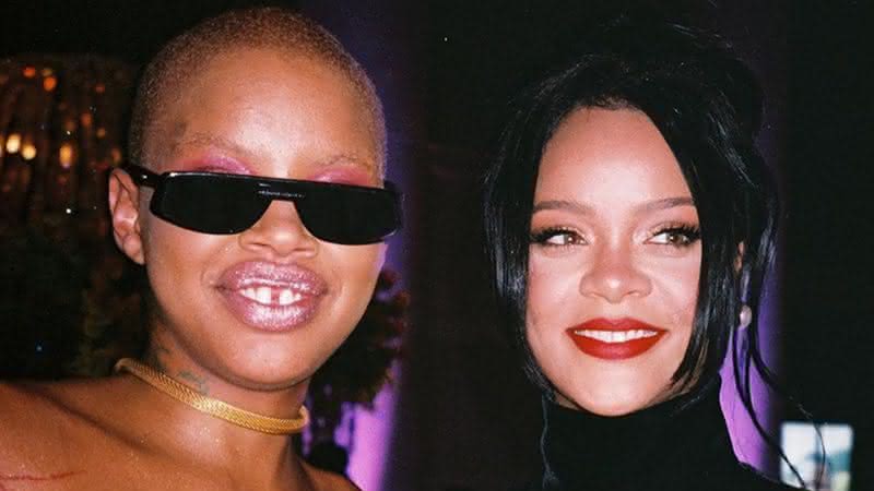 Rihanna e a modelo Slick Woods - Instagram