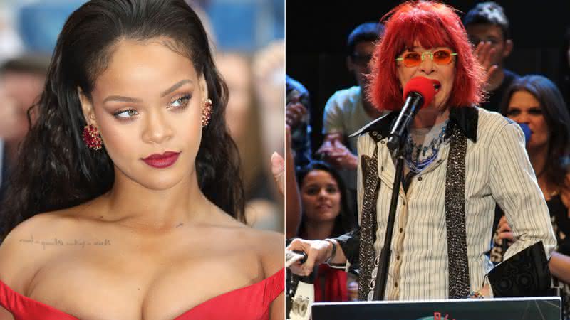 Rihanna já revelou vontade de trabalhar com Rita Lee: "Curti o som dela" - Tim P. Whitby/Getty Images - Globo/Marcos Mazini