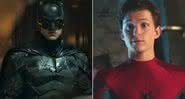 Robert Pattinson interpretam Bruce Wayne e Tom Holland vive Peter Parker nas telonas - Divulgação/Warner Bros./Marvel Studios