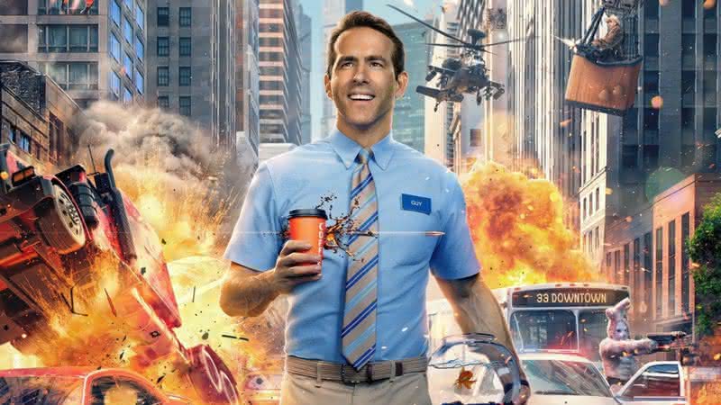 Ryan Reynolds em "Free Guy: Assumindo o Controle" - Divulgação/20th Century Studios