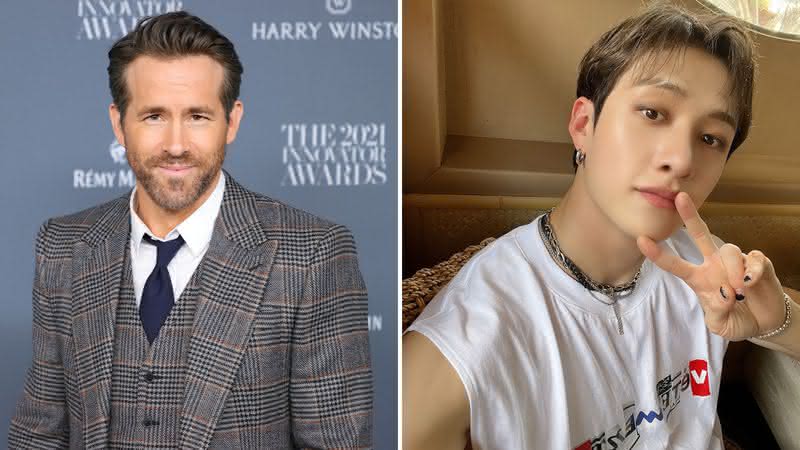 Bang Chan, do Stray Kids, faz aniversário no dia 03 de outubro e recebeu inúmeros parabéns nas redes sociais, dentre eles, de Ryan Reynolds - Reprodução: Getty Image/Theo Wargo e JYP Entertainment