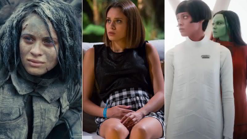 Sabia que Daniela Melchior, de "O Esquadrão Suicida" e "Guardiões da Galáxia 3", está em "Valor da Vida", novela da Band? - Divulgação/Warner Bros. Pictures/TVI/Marvel Studios