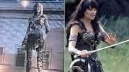 Estátua de Xena, a Princesa Guerreira em "Doutor Estranho no Multiverso da Loucura" - Divulgação/Marvel Studios/Syfy