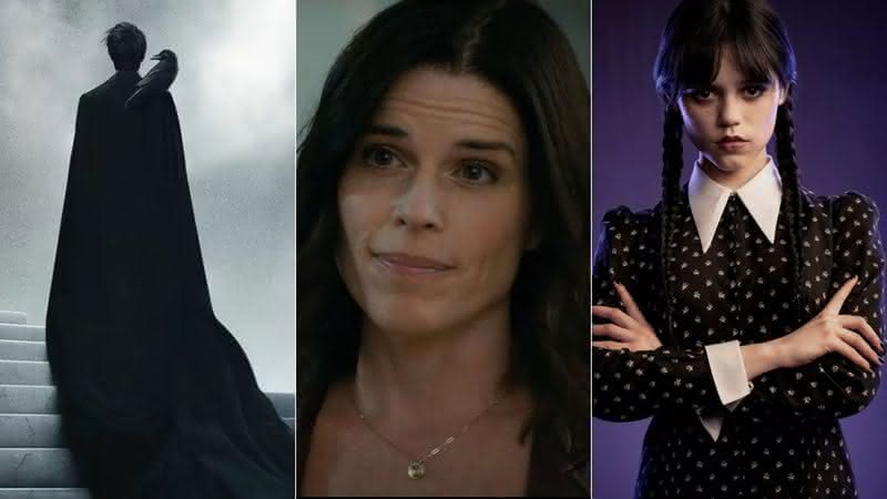 "Sandman" ganha data de estreia; Neve Campbell não voltará para "Pânico 6"; e mais notícias do dia - Divulgação/Netflix/Paramount Pictures