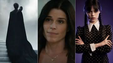 "Sandman" ganha data de estreia; Neve Campbell não voltará para "Pânico 6"; e mais notícias do dia - Divulgação/Netflix/Paramount Pictures