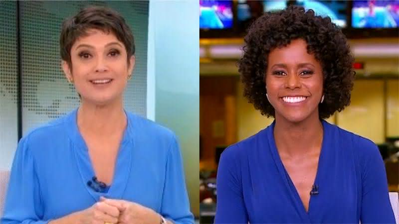 Sandra Annenberg parabeniza Maju Coutinho por atuação no Jornal Hoje: "Ela está brilhante!" - Globoplay