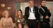 Schitt's Creek levou sete estatuetas durante a cerimônia do Emmy 2020 na noite de domingo (20) - Divulgação/POPTV