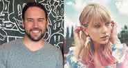 O empresário Scooter Braun e a cantora Taylor Swift. Crédito: Reprodução/Instagram