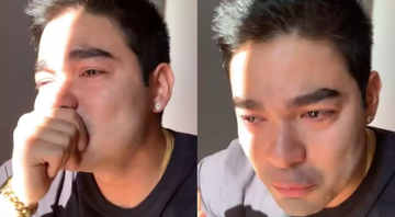 Yudi Tamashiro chorando nas redes sociais - Instagram