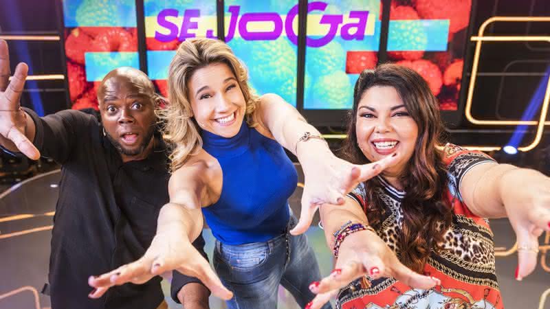 Érico Brás, Fernanda Gentil e Fabiana Karla - Divulgação/Globo