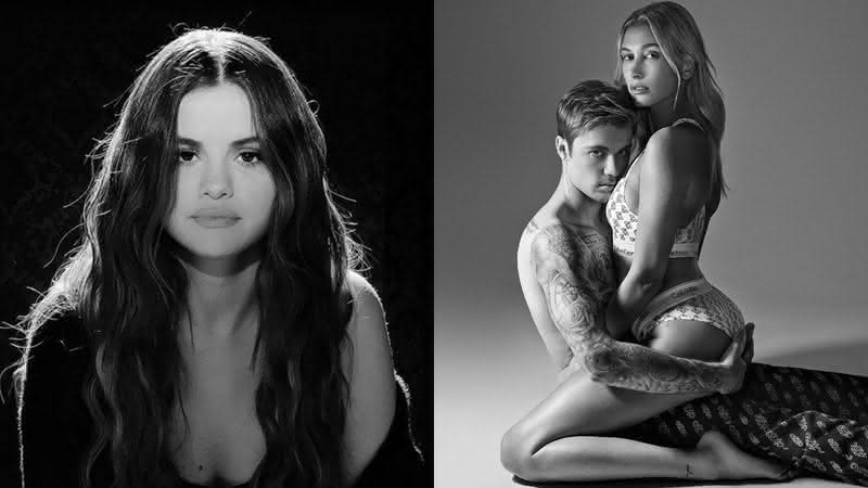 Selena Gomez; Justin Bieber e Hailey - Reprodução/Instagram