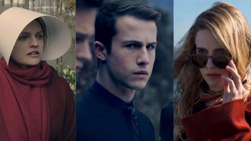 'The Handmaid's Tale' foi renovada, '13 Reasons Why' será finalizada e 'The OA' foi cancelada. Crédito: Hulu/Netflix