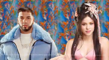 Anuel AA e Shakira em foto de divulgação de Me Gusta - Instagram