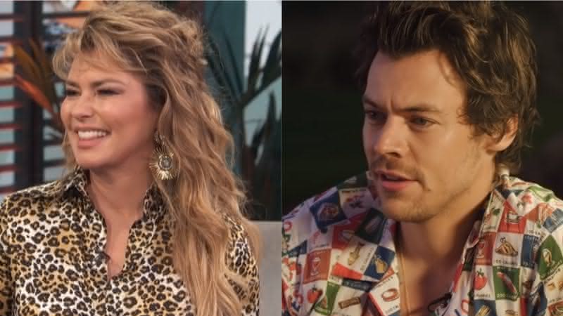 Shania Twain e Harry Styles em entrevistas no Youtube - Youtube