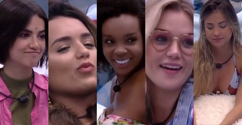 Curiosas, sisters discutiram o que perguntarão às famílias após o Big Brother Brasil 20 - Reprodução/Globoplay