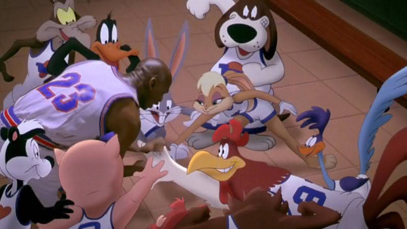 Cena de Space Jam, filme 1996 - Warner