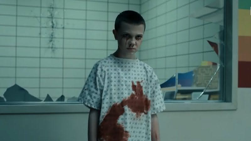 Millie Bobby Brown como Eleven na quarta temporada de "Stranger Things" - Divulgação/Netflix