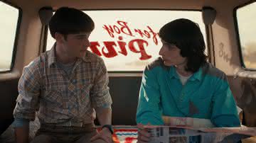 Will (Noah Schnapp) e Mike (Finn Wolfhard) em "Stranger Things" - Divulgação/Netflix