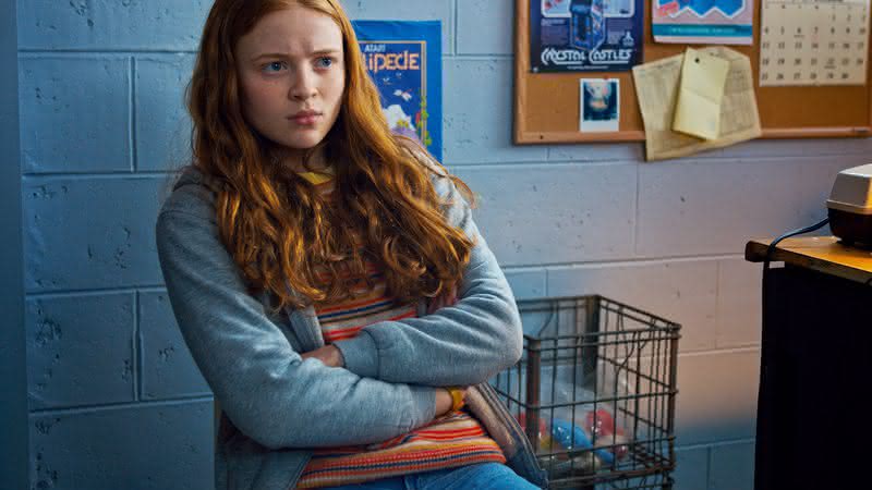 Sadie Sink em cena de Stranger Things - Netflix