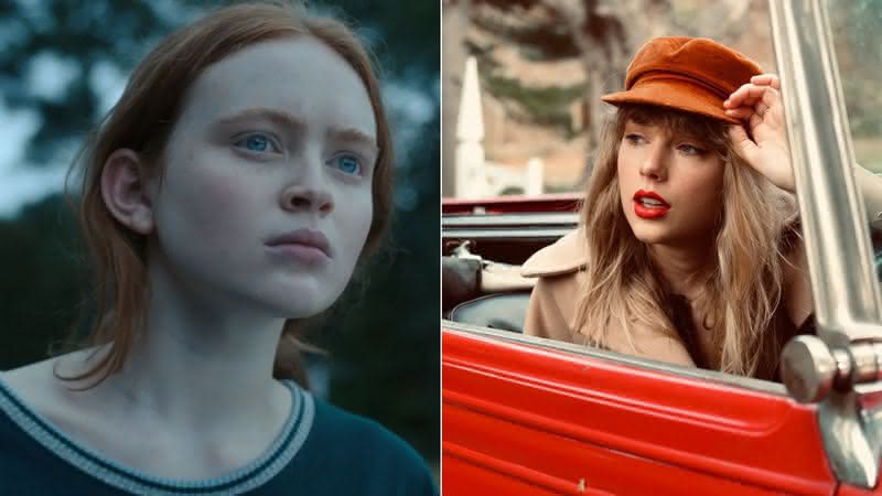 "Stranger Things": Sadie Sink conta qual música a salvaria do Vecna, na série - Divulgação/Netflix/YouTube