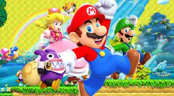 Mario e outros personagens dos jogos do personagem - Nintendo