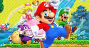 Mario e outros personagens dos jogos do personagem - Nintendo