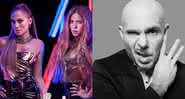 JLo, Shakira e Pitbull - Reprodução/Instagram