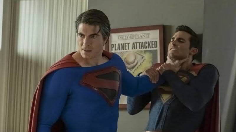 Brandon Routh e Tyler Hoechlin em Crise Nas Infinitas Terras - CW