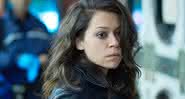 Tatiana Maslany na série "Orphan Black" - Reprodução/BBC