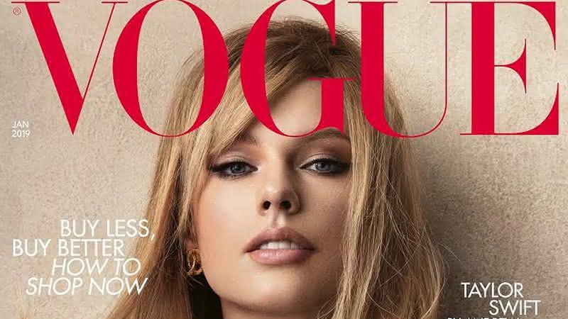 Taylor Swift é a capa da Vogue britânica - Divulgação/Vogue