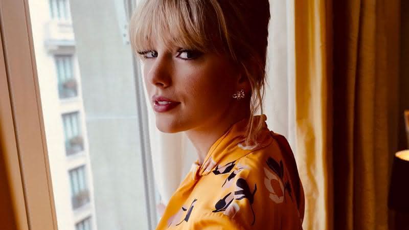 Taylor Swift nos bastidores do clipe de "Me!" - Reprodução/Instagram