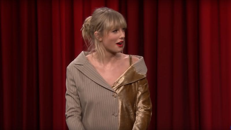 Taylor Swift no programa de Jimmy Fallon - Reprodução/YouTube