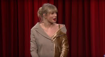 Taylor Swift no programa de Jimmy Fallon - Reprodução/YouTube