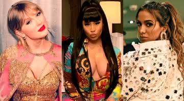 Taylor Swift, Nicki Minaj e Anitta se meteram em diversas tretas na década de 2010 - Instagram