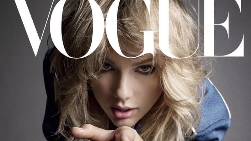 Taylor Swift na a capa da Vogue September Issue. Divulgação/Vogue