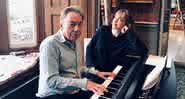 Taylor Swift e Andrew Lloyd Webber em publicação de agradecimento - Instagram