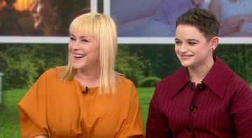 Patricia Arquette e Joey King durante uma entrevista para o programa ''Today'' - Foto/Reprodução