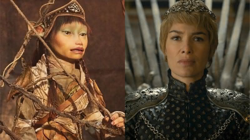 Maudra Fara e Lena Headey como Cersei em Game of Thrones. Crédito: Reprodução/Netflix/HBO