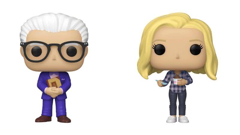 Bonecos da linha Pop! da série The Good Place - Divulgação/Funko