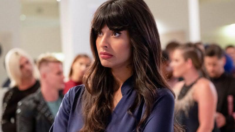 Jameela Jamil interpreta a milionária Tahani no seriado The Good Place - Divulgação/Colleen Hayes/NBC