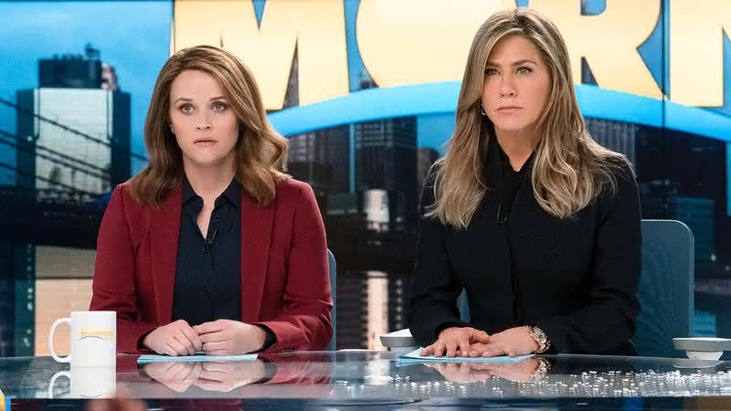 Reese Witherspoon e Jennifer Aniston em "The Morning Show" - Divulgação/Apple TV+