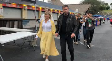 John Travolta e Olivia Newton-John se caracterizaram como os seus personagens do filme de 1978 - Instagram