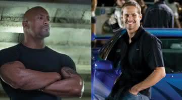 Dwayne Johnson e Paul Walker - Divulgação/Universal Pictures