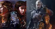 Personagens de Thronebreaker: The Witcher e Geralt de Rivia em The Witcher 3 - CD Projekt Red