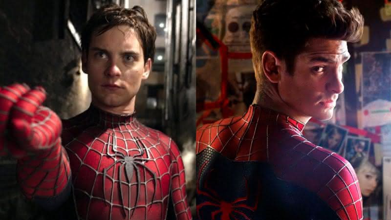 Toby Maguire e Andrew Garfield já interpretaram o Homem-Aranha antes - Reprodução/Sony