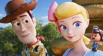 Woody e Betty em Toy Story 4 - Reprodução/Disney