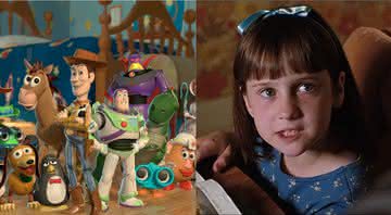 Cenas de "Toy Story" e "Matilda" - Divulgação/Disney/TriStar Pictures