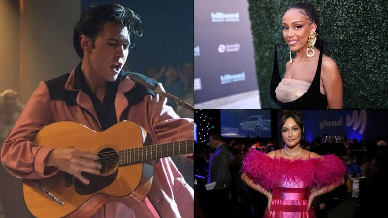 Trilha sonora de "Elvis" contará com Doja Cat, Kacey Musgraves e mais artistas; confira - Divulgação/Warner Bros/Getty Images: Photo by Matt Winkelmeyer/Photo by Phillip Faraone